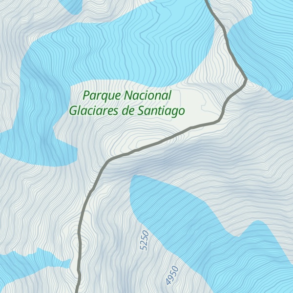 Map of Cerro Mesetas