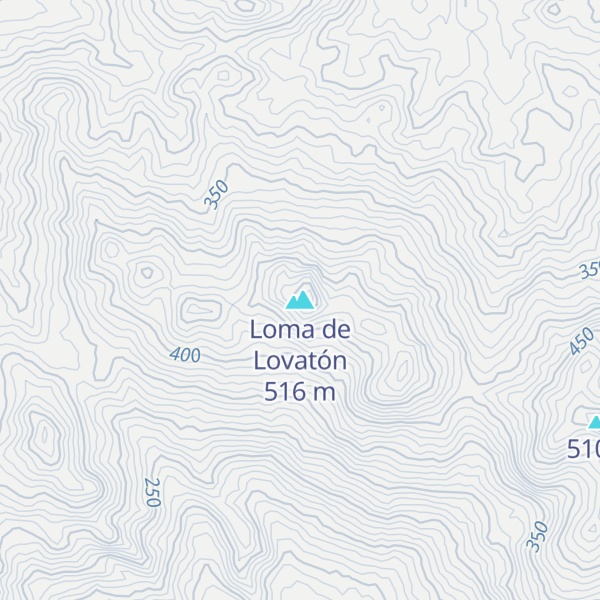 Map of Loma de Lovatón