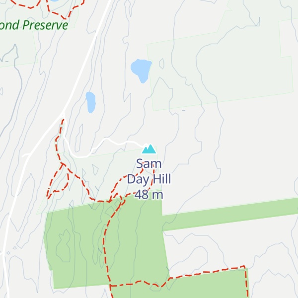Map of Sam Day Hill