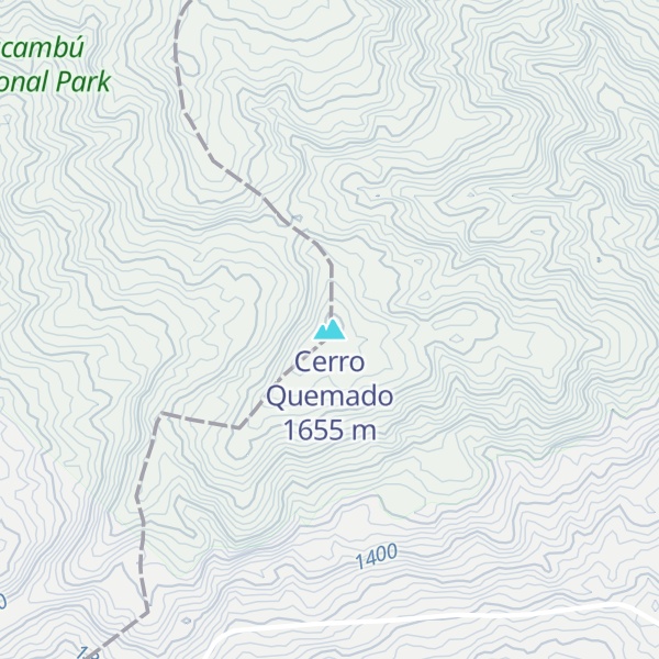 Map of Cerro Quemado
