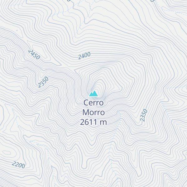 Map of Cerro Morro