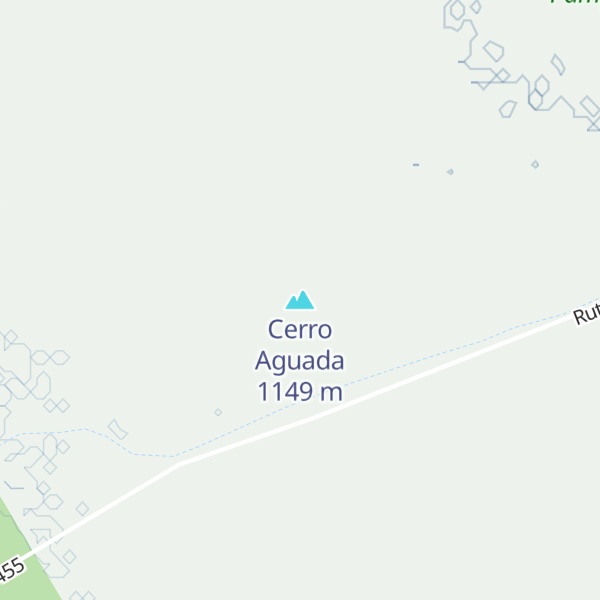 Map of Cerro Aguada