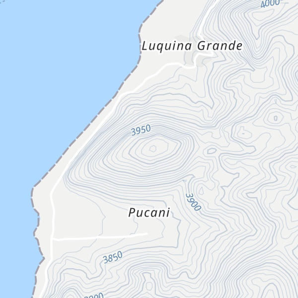 Map of Cerro Saballani