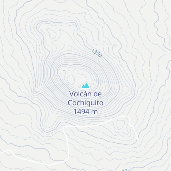 Map of Volcán de Cochiquito