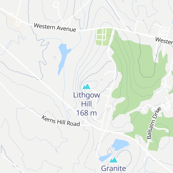 Map of Lithgow Hill