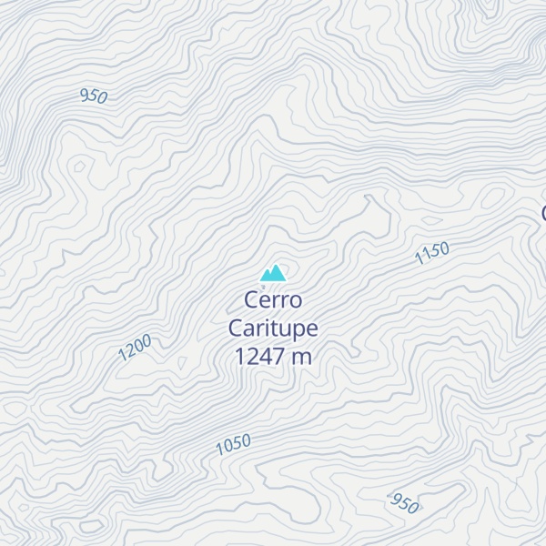 Map of Cerro Caritupe