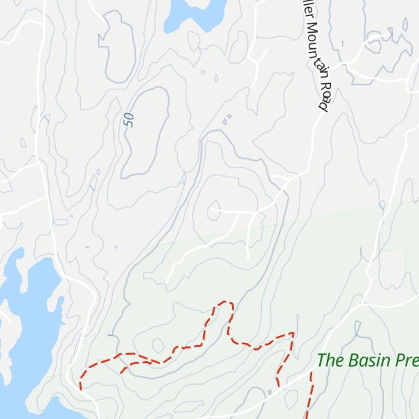 Map of Fuller Mountain