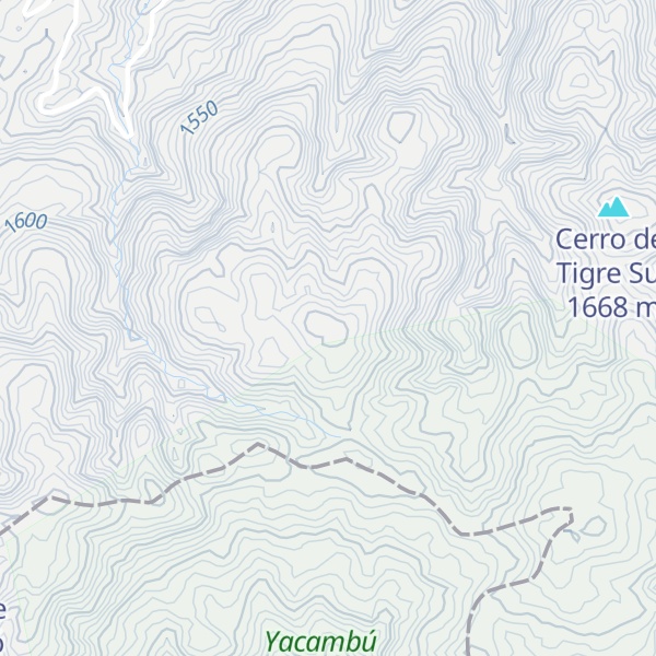 Map of Cerro Los Chorros