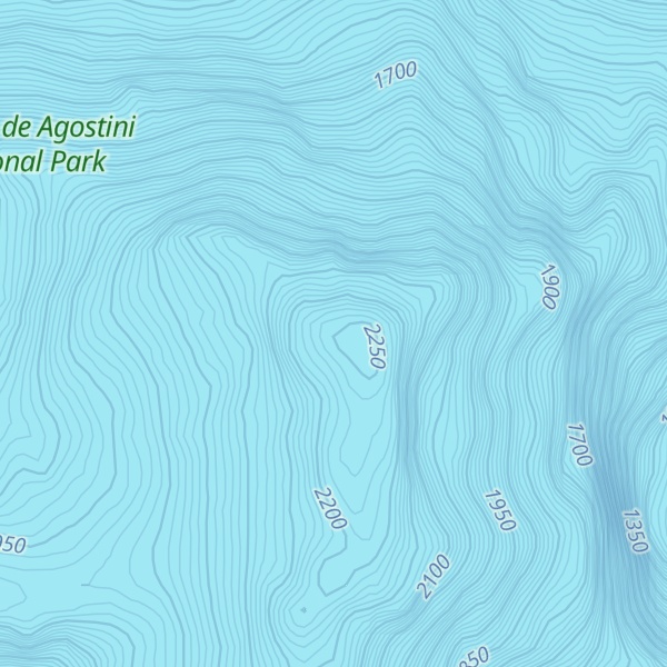 Map of Cerro Ona