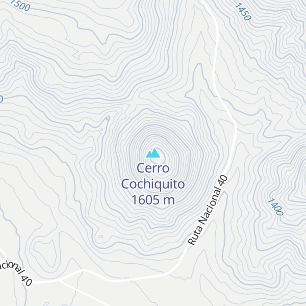 Map of Cerro Cochiquito