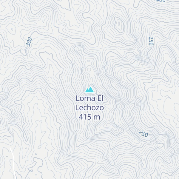 Map of Loma El Lechozo