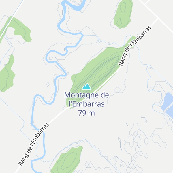 Map of Montagne de l'Embarras