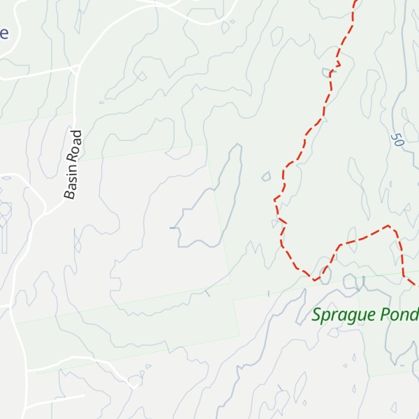 Map of Pasture Ridge