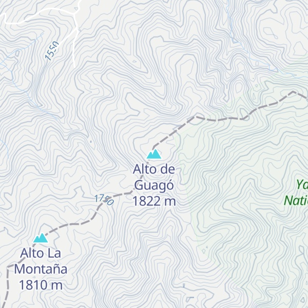 Map of Alto de Guagó