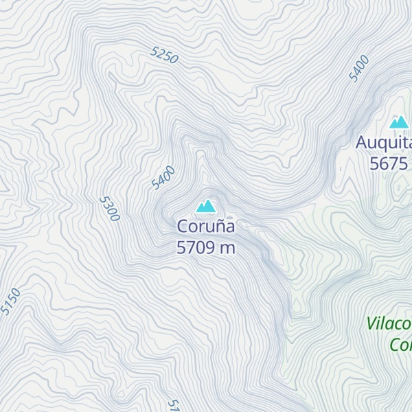 Map of Coruña