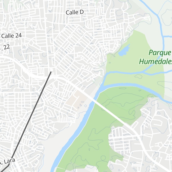Map of Cabañas Hoy