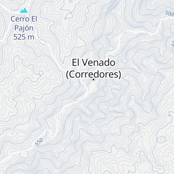 Map of Cerro El Venado