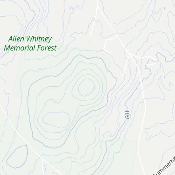 Map of Allen Hill