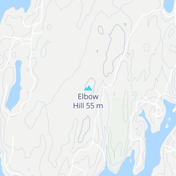 Map of Elbow Hill