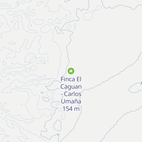 Map of Finca El Caguan - Carlos Umaña
