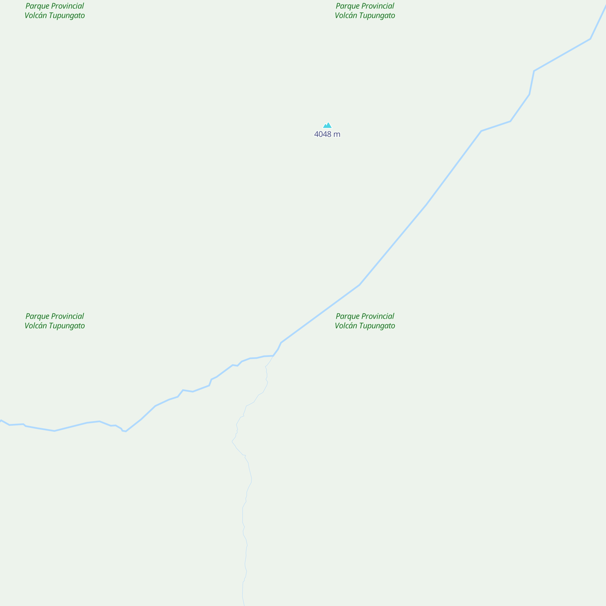 Refugio Polleras (2.935m) map