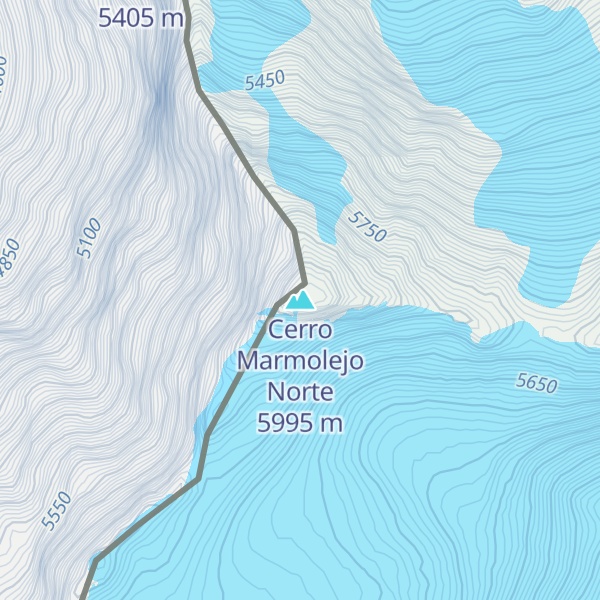 Map of Cerro Marmolejo Norte