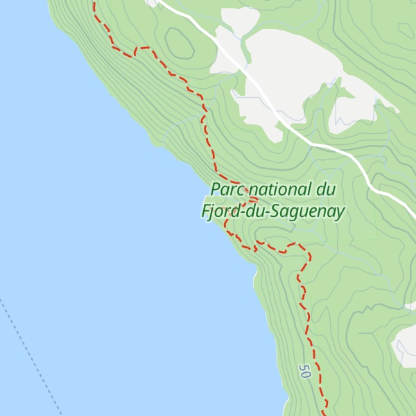Map of Refuge de l'Anse-Creuse