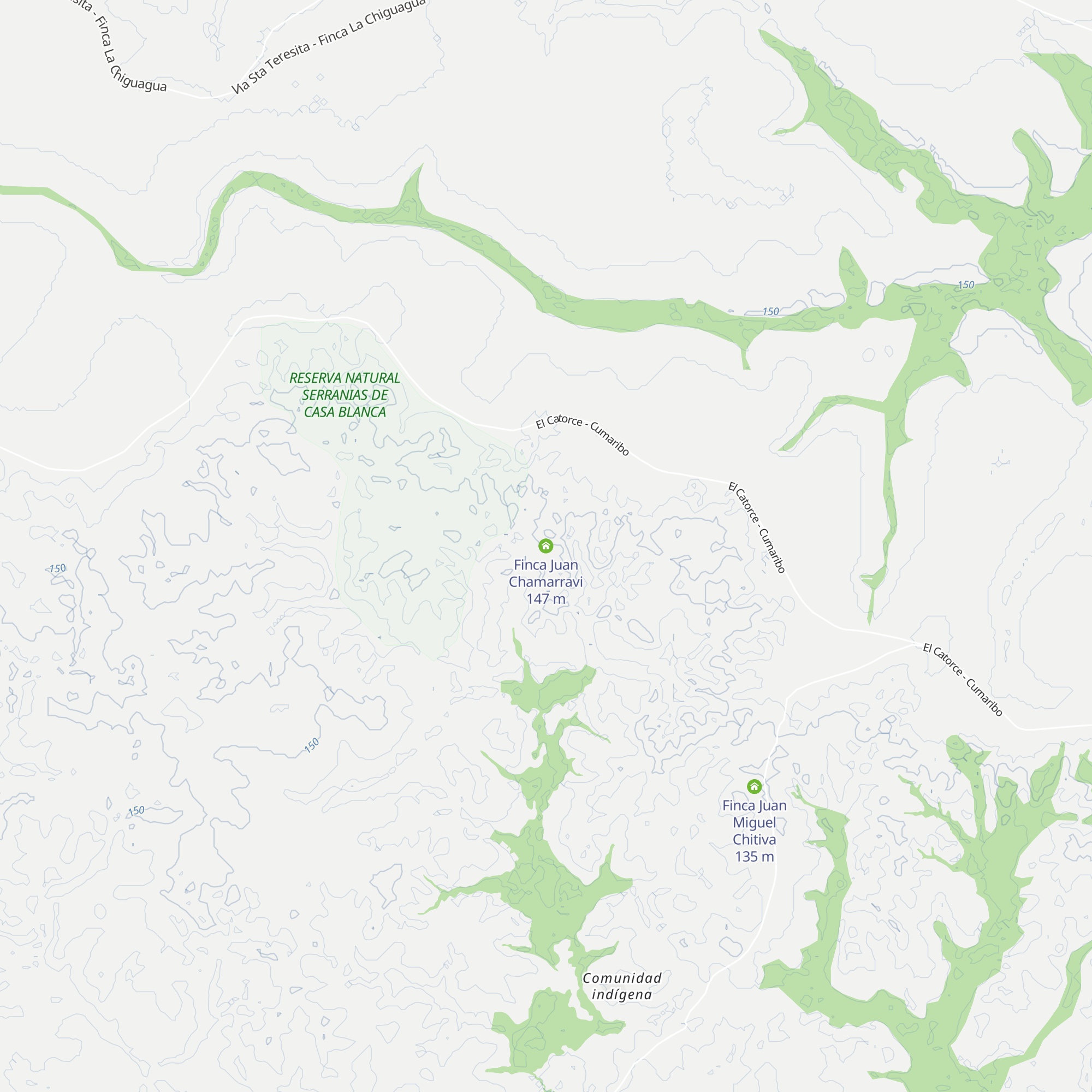 Finca Juan Chamarravi map