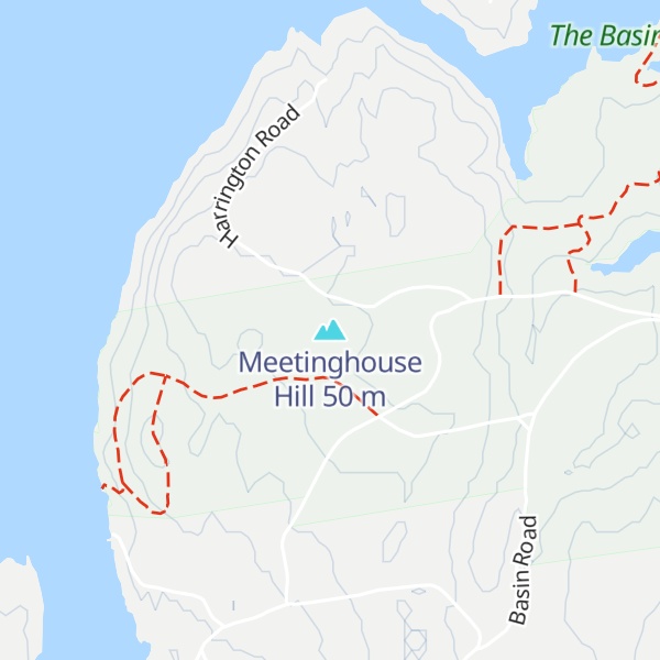 Map of Meetinghouse Hill