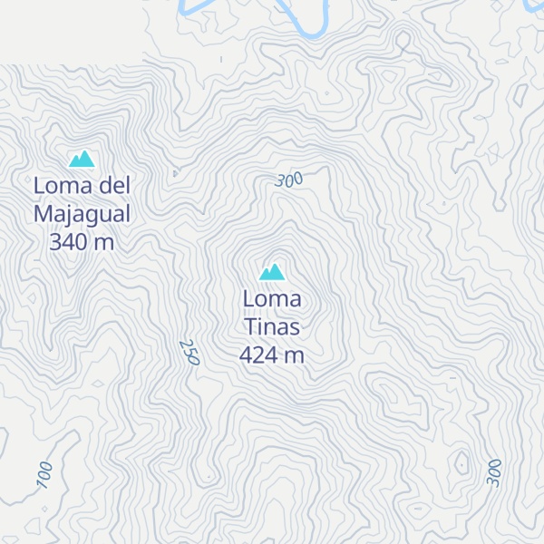 Map of Loma Tinas