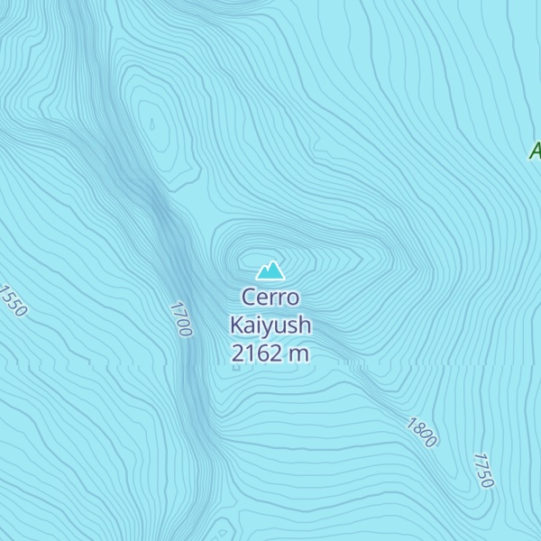 Map of Cerro Kaiyush