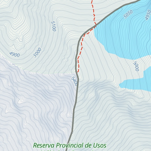 Map of Cerro Pirámide