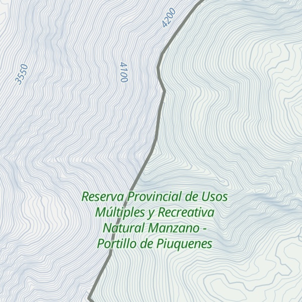 Map of Mirador de Piuquenes