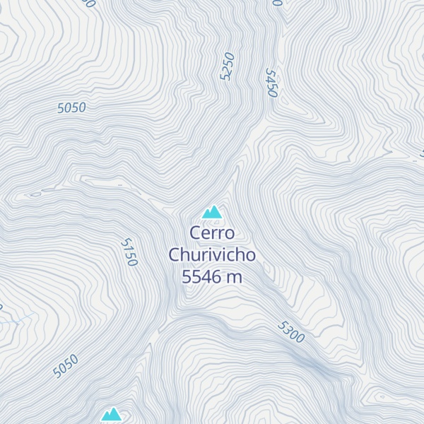Map of Cerro Churivicho