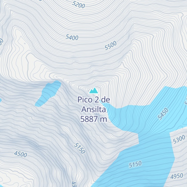 Map of Cordillera de Ansilta
