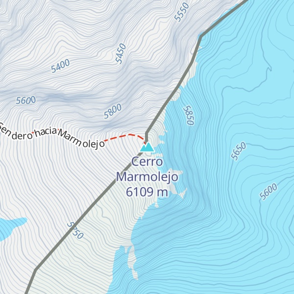 Map of Cerro Marmolejo