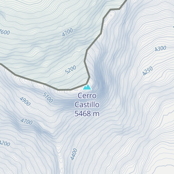 Map of Cerro Castillo