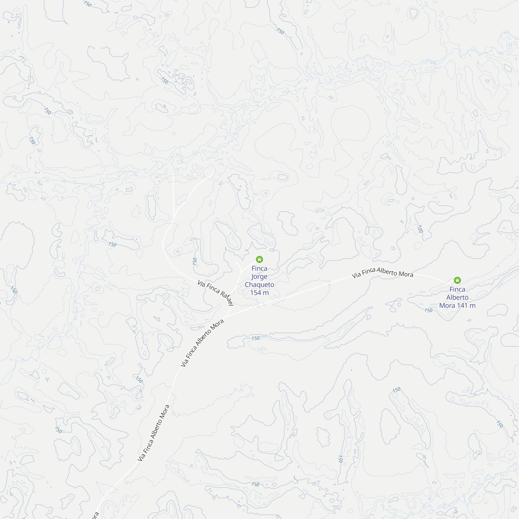 Finca Jorge Chaqueto map