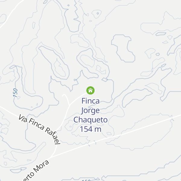 Map of Finca Jorge Chaqueto