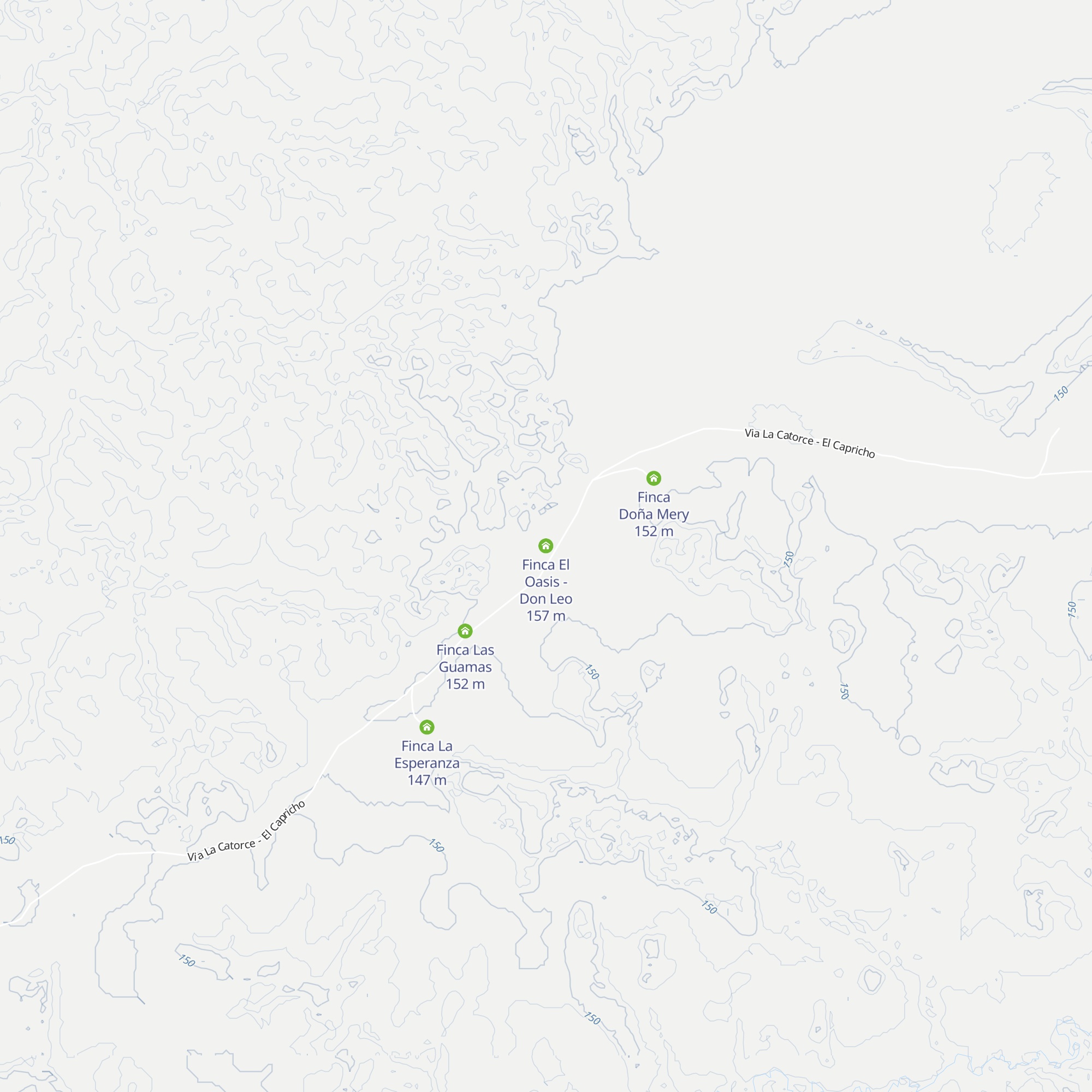 Finca El Oasis - Don Leo map