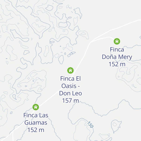 Map of Finca El Oasis - Don Leo