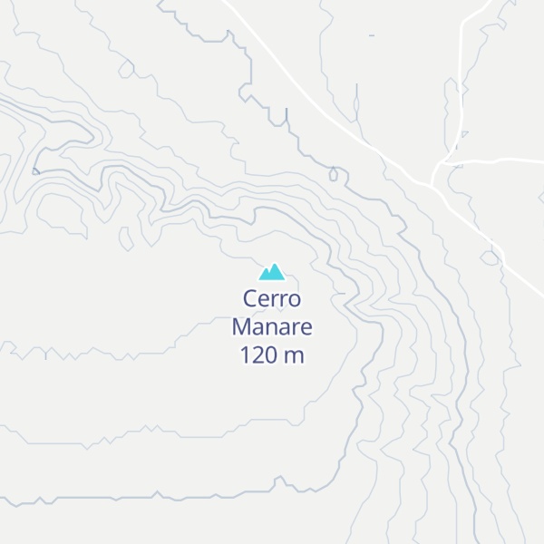 Map of Cerro Manare