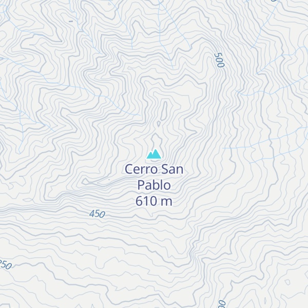 Map of Cerro San Pablo