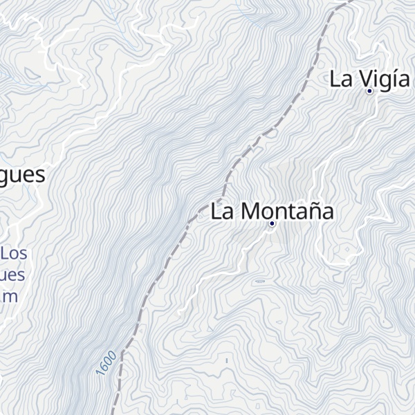Map of Cerro La Montaña