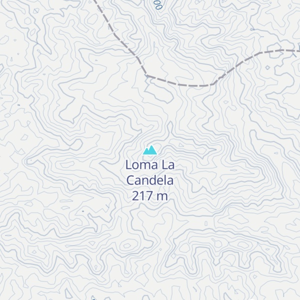 Map of Loma La Candela