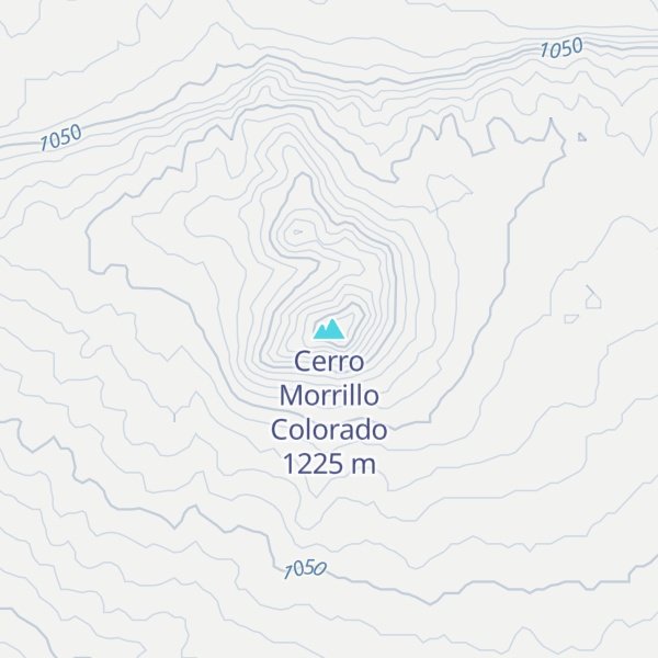 Map of Cerro Morrillo Colorado