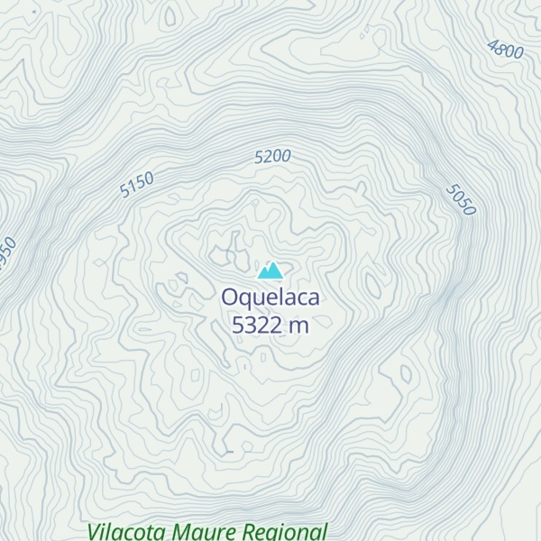 Map of Oquelaca