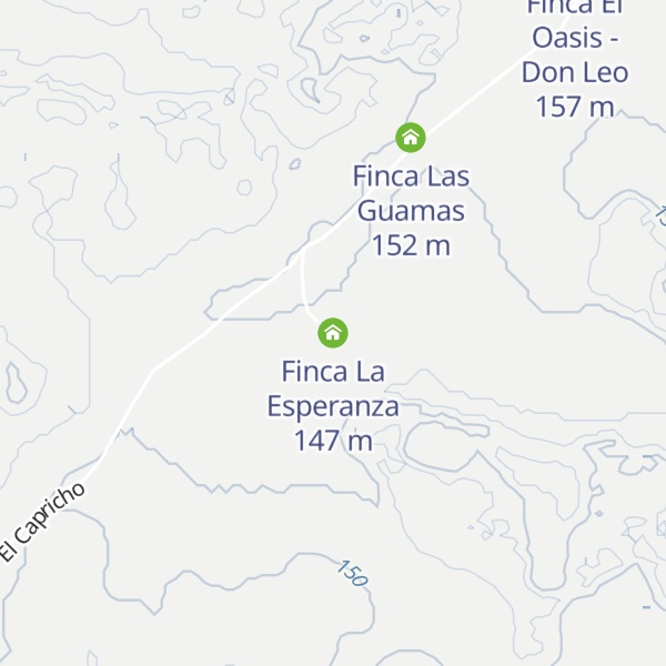 Map of Finca La Esperanza