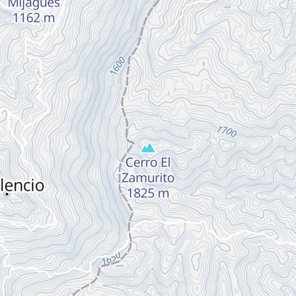 Map of Cerro El Zamurito