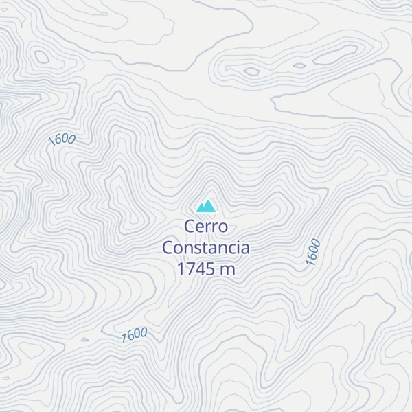 Map of Cerro Constancia